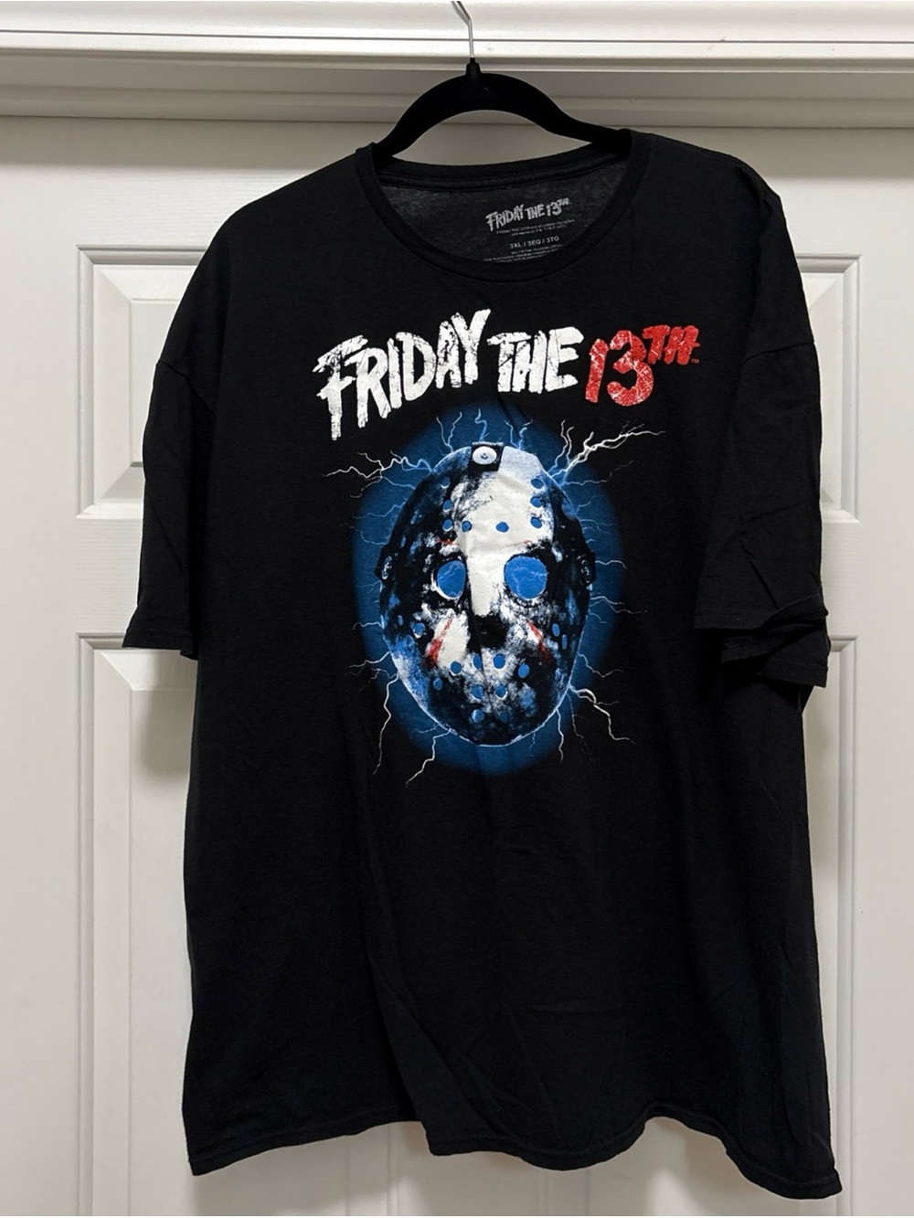 Friday The 13th Jason Voorhees Horror Graphic T-Shirt 3XL Black Mad Engine